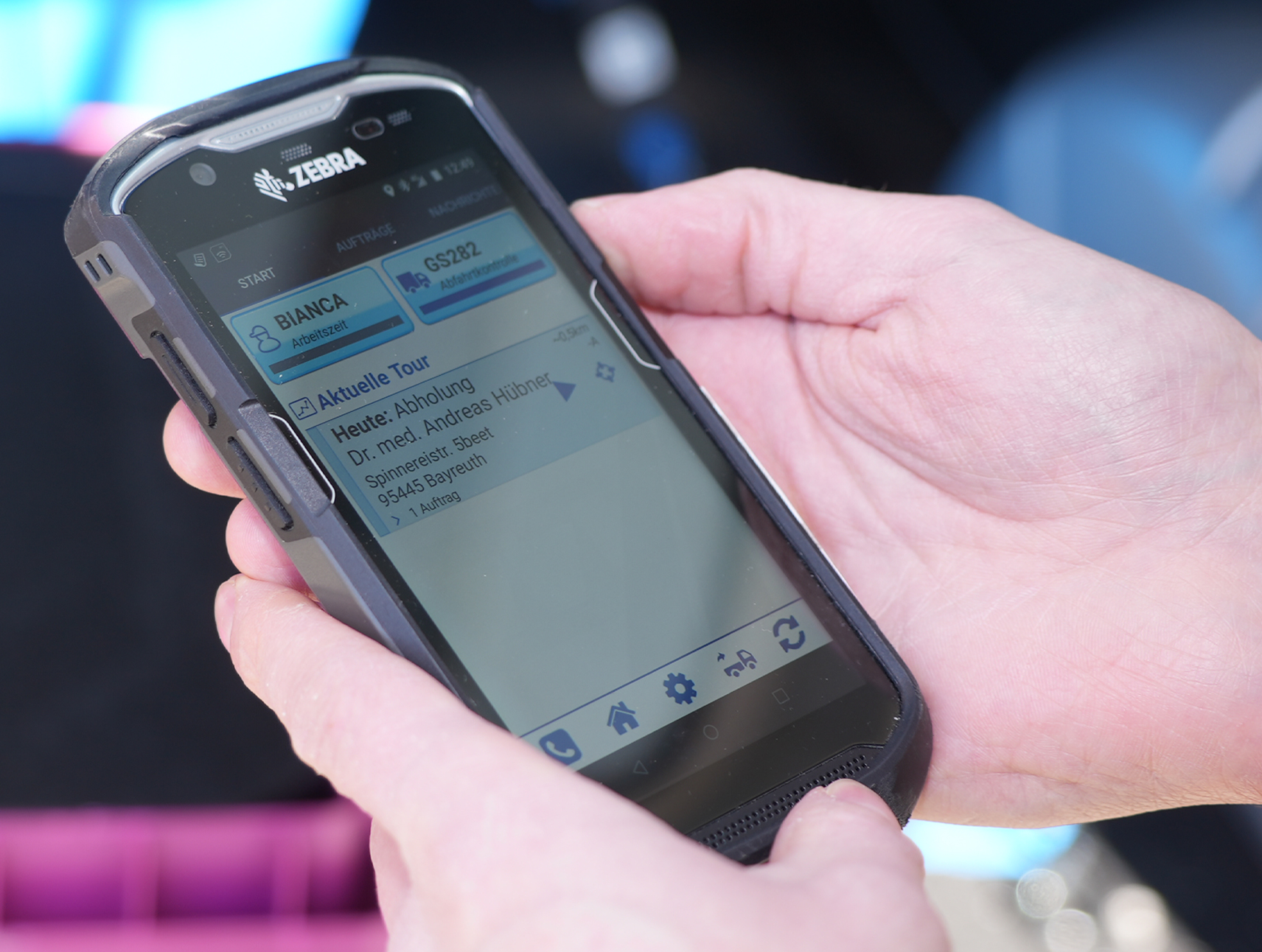 ABF - Sendungstracking mit Zebra-Scannern ABF - Sendungstracking mit Zebra-Scannern